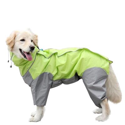 China Samoyed Premium Fashionable Large Pet Hoodie Overalls Stocked Outdoor Jacket Raincoat For Small Large Dog Raincoat for sale