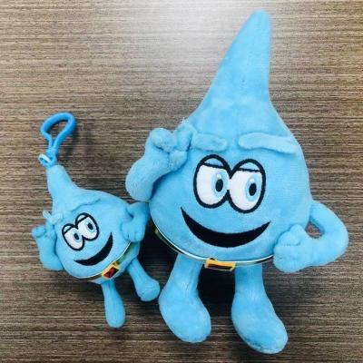 China OEM Plush Toy Custom Cartoon Mascot Plushies Cartoon Water Drop Shaped Plush Toy For Kids for sale