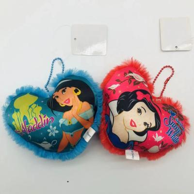 China Toy Stuffed Soft Heart Key Chain Toy Model Keychain Multicolor Heart Shaped Custom Made Eco-Friendly Cartoon Material for sale