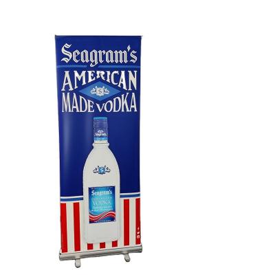 China Retractable Portable Aluminum Roll Up Banner Display Stand Retractable Banner For Advertising Costom Wholesale Outdoor Business for sale