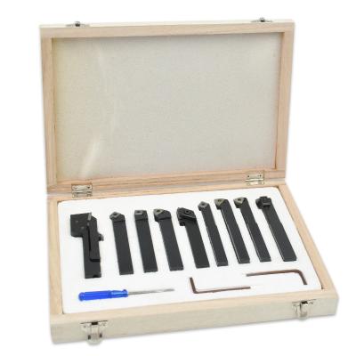 China PT12mm 9pcs CNC Lathe Tool Kit Customized CNC Lathe Turning Leg For Working Metal Carbide Boring Bar for sale