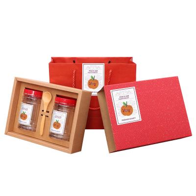 China Recyclable Luxury Honey Jam Packaging Box With VBOX Custom Paper Folding Paper Insert for sale