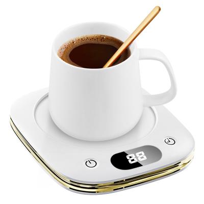 China New Viable Smart Coffee Cup Warmer from VOBAGA for Desktop, Temperature Setting 3 Touch Switch LED Display, Cup Warmer for Tea Milk Candle for sale