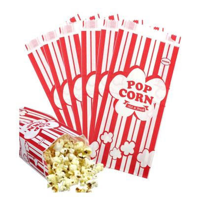 China Recyclable Custom VBOX Logo Printing Paper Popcorn Bags for sale