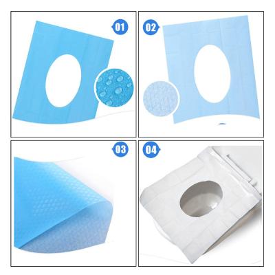 China VBOX Disposable Custom Printed Disposable Toilet Seat Covers for sale