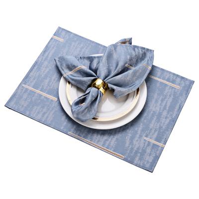 China VBOX Reusable Airplane Banquet Polyester Napkin 100% Custom Fabric Wrinkle Free 50*50cm Table Napkin For Wedding Party for sale