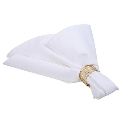 China VBOX Factory Disposable White Highly Absorbent Towel 100% Cotton Table Cloth Wedding Napkin Wedding Towel For Restaurant Hotel Event for sale