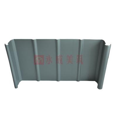 China Construction manufacturers produce YX65-300 0.8mm thickness aluminum-magnesium-manganese roofing panels for sale