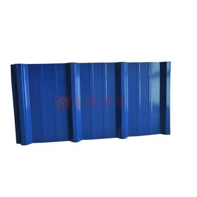 China Cheap Building Material House Color Coated Roofing Sheet Roofing Sheet Color Coated Corrugated Steel Plate for sale