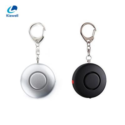 China Asking For Help In An Emergency Round ABS Plastic 130db Shaped Personal Panic Alarm Key Fob for sale