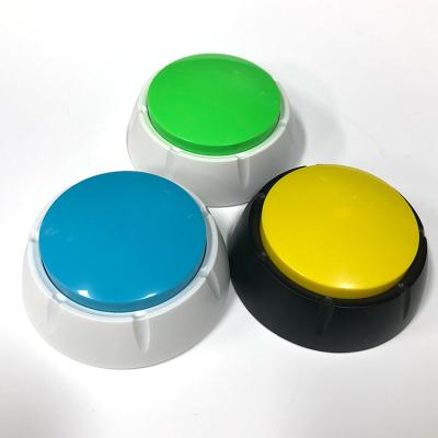 China Funny talking buzzer noise pet sound button /advertise/promotion display button dog training button voice recordable toy for sale