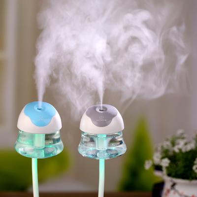 China Good For Colorful Light Diffuser Humidifier Auto Car Beauty Humidifier Mist Steam Port Health USB Auto Humidifier for sale