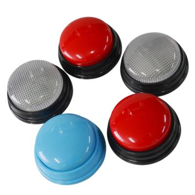 China Record and play voice customs lead the voice button recordable sound recording flashing talking push button for sale