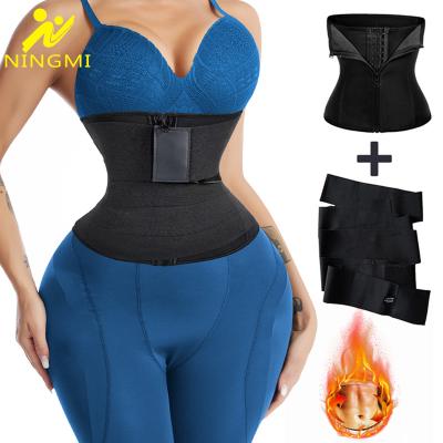 China Waist Trainer Waist Trainer Belt Women Slimming Control Belt Waist Cincher Fajas Body Shaper Wrap Belt Shapewear For Drop Shipping for sale