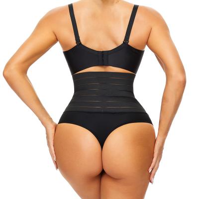 China Customized Seamless Postpartum Thong Viable High Waist Butt Lifter Tummy Control Underwear Shaper Hook Tummy Shapewear Booty Panties for sale