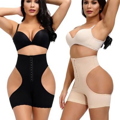 China Breathable Body Shaper Control Panties Butt Lifter Shapwear Waist Trainer Women Push Up Tie Up Seamless High Waist Shaping Panties for sale