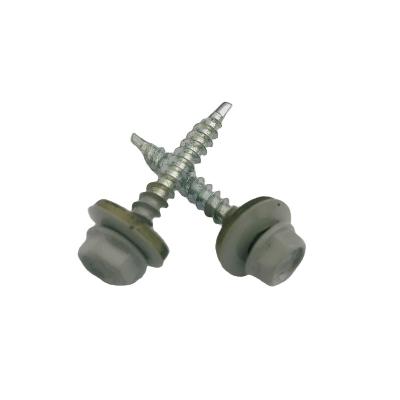 China HEX China Factory Painted Hex Head Self Drilling Screw for sale