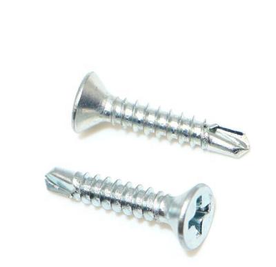 China Tianjin CSK Countersunk Head Self Drilling Screw Factory With 6 Ribs Taiwan Screw for sale