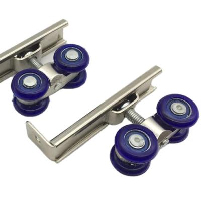 China DFL SD1 Durable Alloy Wheel Nylon Wheel Slide Lifting Hanging Four Wheel Small Door Roller For Sliding Door for sale