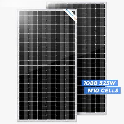 China TUV CE INMETRO Certificated Single Mono Solar Panel 550w Type Half Cell PV Modules For Sale 182mmx182mm for sale