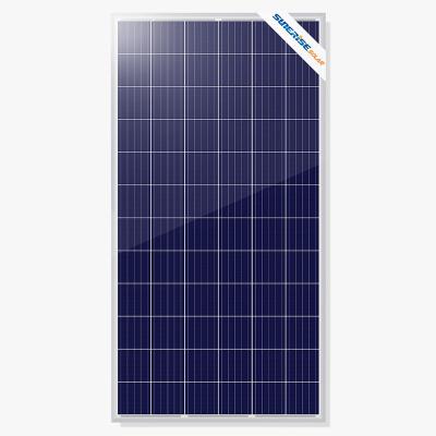 China JC340-72P Poly Crystalline Solar Power PV Panels 340w 158.75mmx158.75mm for sale