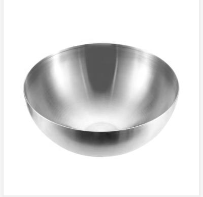 China Multifunctional Stainless Steel Snack Wash Basin Deep Mixing Thicken Preservation Metal Serving Bowl for sale