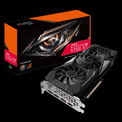 China Workstation RX 5700 XT GPU Gamer Gaming Graphics Card 5700 Non LHR RX 5700 XT GAME 8G GDDR6 256Bit for sale