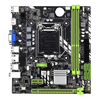 China LAPTOP lga 1155 best price high performance ddr3 gaming mainboard h61m systemboard factory motherboard for sale