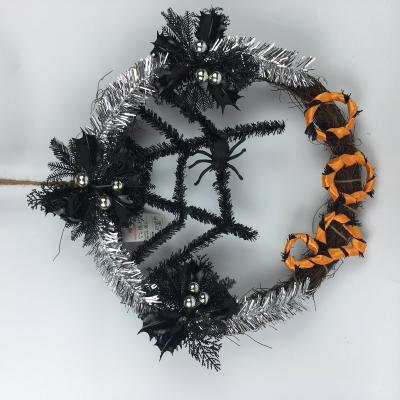 China PVC Factory Direct Halloween Decoration Garland, Cobweb Spider, Halloween Party Pendant for sale