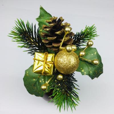 China Factory Direct PVC Plastic Christmas Decorations Artificial Flowers for sale