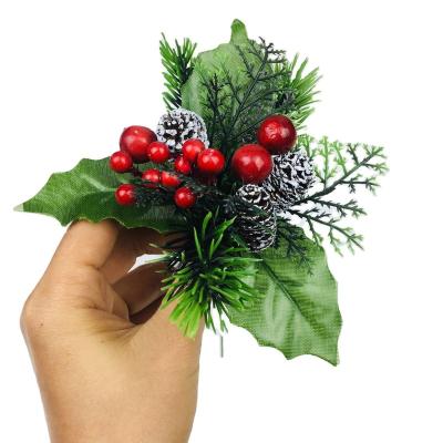 China Hot Selling PVC Christmas Decoration Flower Christmas Stand Indoor And Outdoor Christmas Berries for sale