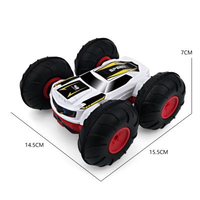 China Tumbling Truck Remote Control Crawler Vehicle Toy RC Bucket Stunt Car Double Size Remote Control Car for sale