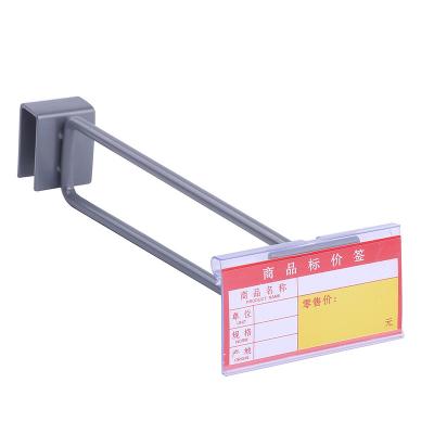 China Easy Install Supermarket Hanging Shelf Metal Single Hook Customized Size Store Retail Display Shelf Display Hook for sale