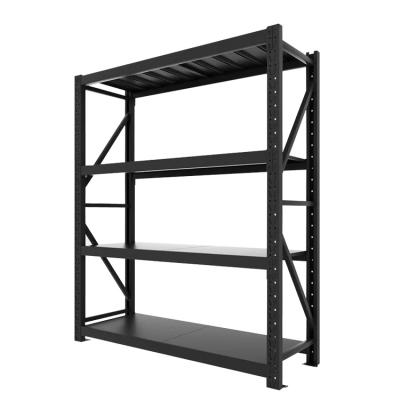 China Detachable Medium Duty Pallet Storage Rack System Heavy Duty Corrosion Protection Warehouse Metal Shelving Shelves for sale