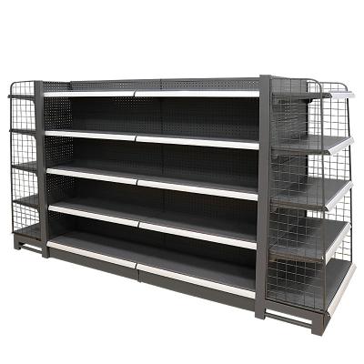 China Single Sided Customized Supermarket Shelf Gondola Shelving Store Racks Shelf Display Gondola for sale