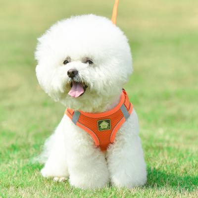 China Dog Harness Safety Buckle Adjustable DETACHED Pet Collars and Leashes Pet Accessories Reflective Vests for sale