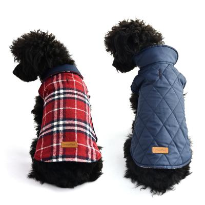 China Durable Padded Plus Size Winter Dog Coat Jacket Clothes Adjustable Puppy Equipment Vest Dogs Clothes for sale