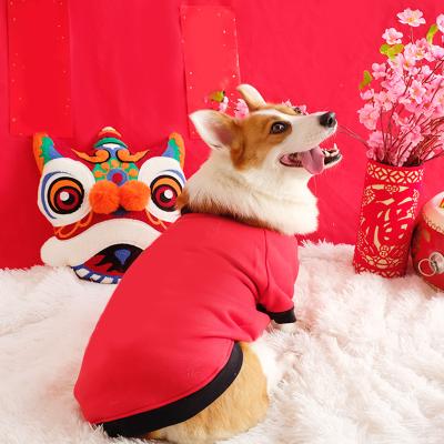 China Durable Solid Color Fast Shipping Puppy Clothes Dogs Equipments O-Neck Cat Pet Apparel Dog Sweater for sale