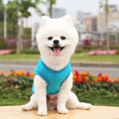 China S-5XL Sustainable Pet Luxury Sleeveless Puppy Outfits Dog Vests Clothes T-Shirt Pets Apparel Shirts for sale