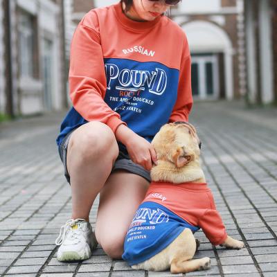 China Sustainable Fashion Hot Puppy Outfits Pullover Sweater Dog Sweatshirts Matching Dog and Owner Clothes for sale