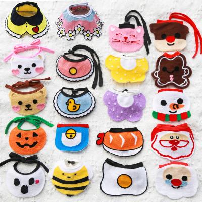 China Viable Wholesale Multi Colors Pet Teams Christmas Costume Collar Bandana Dog Scarf Bandanas Bibs For Dogs Puppies for sale