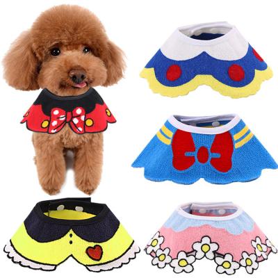 China Adjustable Dog Cat Puppy Collar Bandanas Christmas Pet Costume Viable Cute Popular Bib Accessories for sale