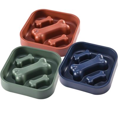 China HIPS Pet Puppy Cat Non-Slip Food Feeding Bowls Viable Wholesale Stop Bloat Slow Feeder Dog Bowl for sale