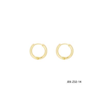 China 2021 new FASHIONABLE 18K gold plated hollow circle earrings for women stainless steel oval earring for sale