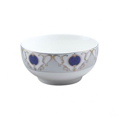 China Best Viable Selling Japanese Retro Style Fine Bone China Rice Bowl for sale