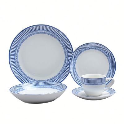 China Viable reactive luster porcelain fine wholesale dinner set for wedding for sale