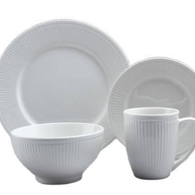 China Factory direct sale viable cost-effective 16 pieces of luxury ceramic dinner set for sale