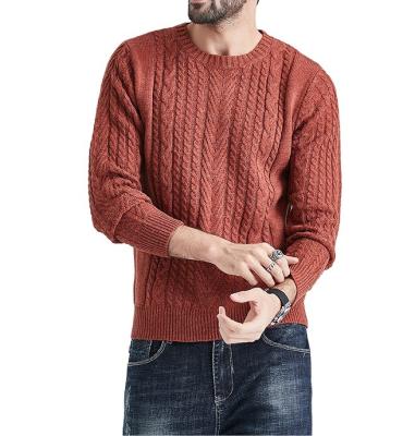 China OEM/ODM QUICK DRY Pattern Thin Jacquard Long Sleeve Crew Neck Knit Custom Mens Clothing Streetwear Men's Casual Sweater for sale