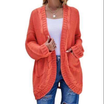 China OEM/ODM Autumn and Winter QUICK DRY Custom Long Sleeve New Loose Plus Size Women's Coats Knit Cardigan Sweater for sale