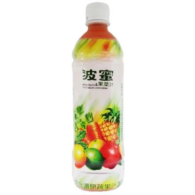 China Original Taiwan BOMY PET Juice Mixed Fruits and Vegetables 580ml for sale